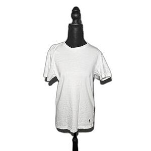 Men's White Large Polo Ralph Lauren Classic Fit T-Shirt 100% Cotton